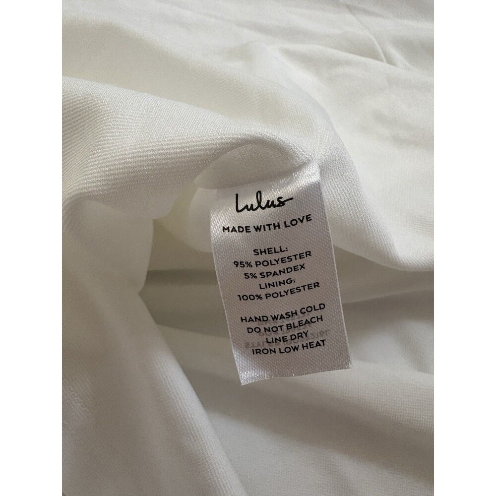 Lulus Exceptional Romance White Off-the-Shoulder Mermaid Maxi Dress Size XL NWT - Picture 8 of 10